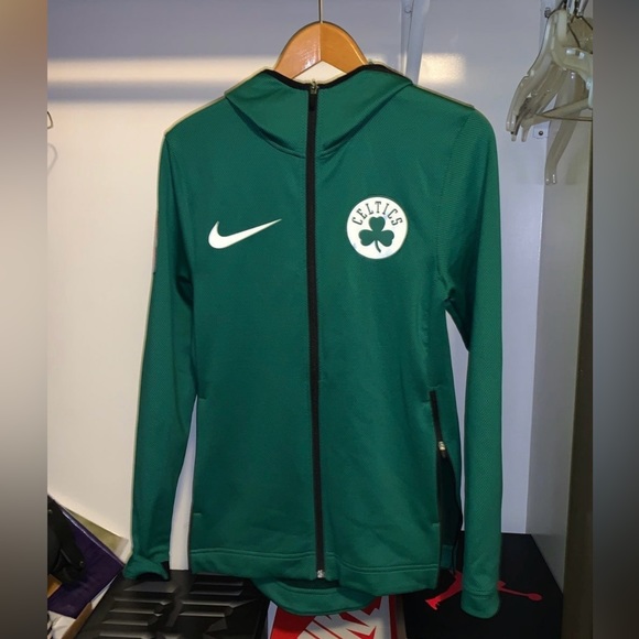 Boston Celtics Nike Therma Flex Showtime Men’s NBA Zip Hoodie Size Small - Picture 1 of 6